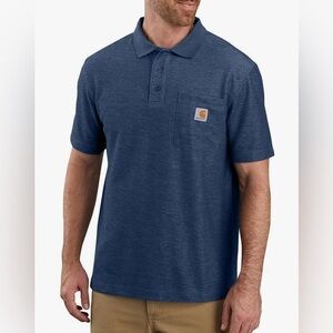 NWOT - Carhartt Loose Fit Midweight Short-Sleeve Pocket Polo - Size S